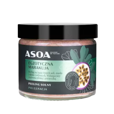 ASOA -  Asoa Peeling solny - Egzotyczna marakuja, 250 ml 